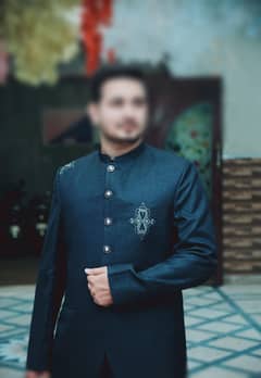 Black Prince Coat Set with Pants - Premium Wedding/Formal Wear