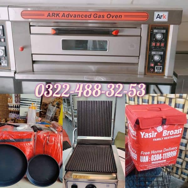 Charga Machine / Pizza Deck Oven / Delivery bag  Slush Fast food Setup 7