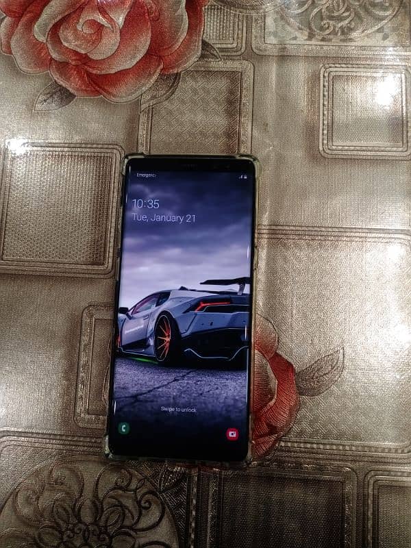 samsung note 8 dual sim offical pta with box charger 7