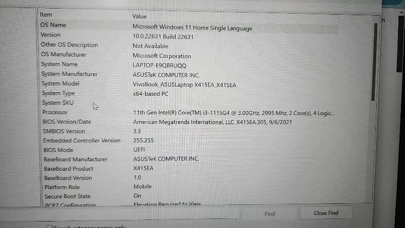 Asus Laptop 8