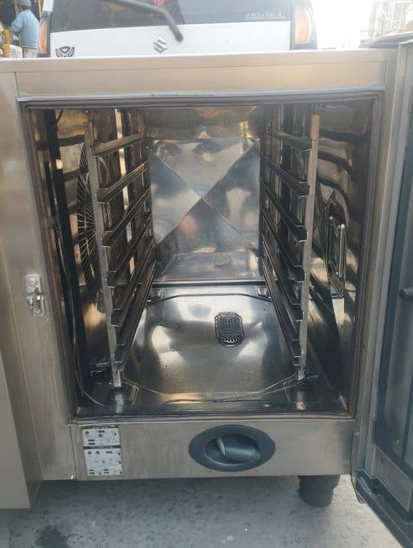 Rational baking convection oven 6 trays stainless steel body 2