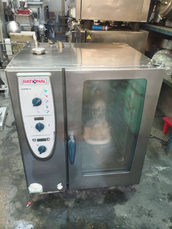 Rational baking convection oven 6 trays stainless steel body 3