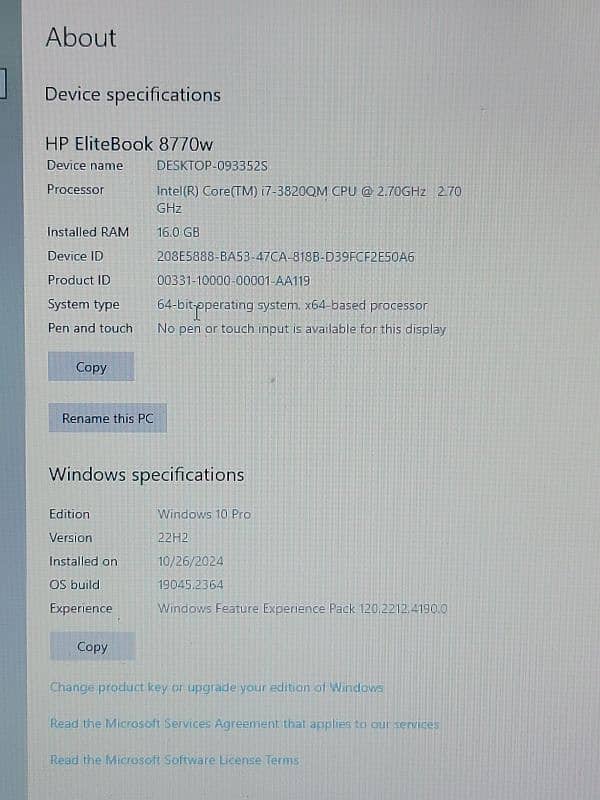 HP Laptop Gaming 4GB GPU 5