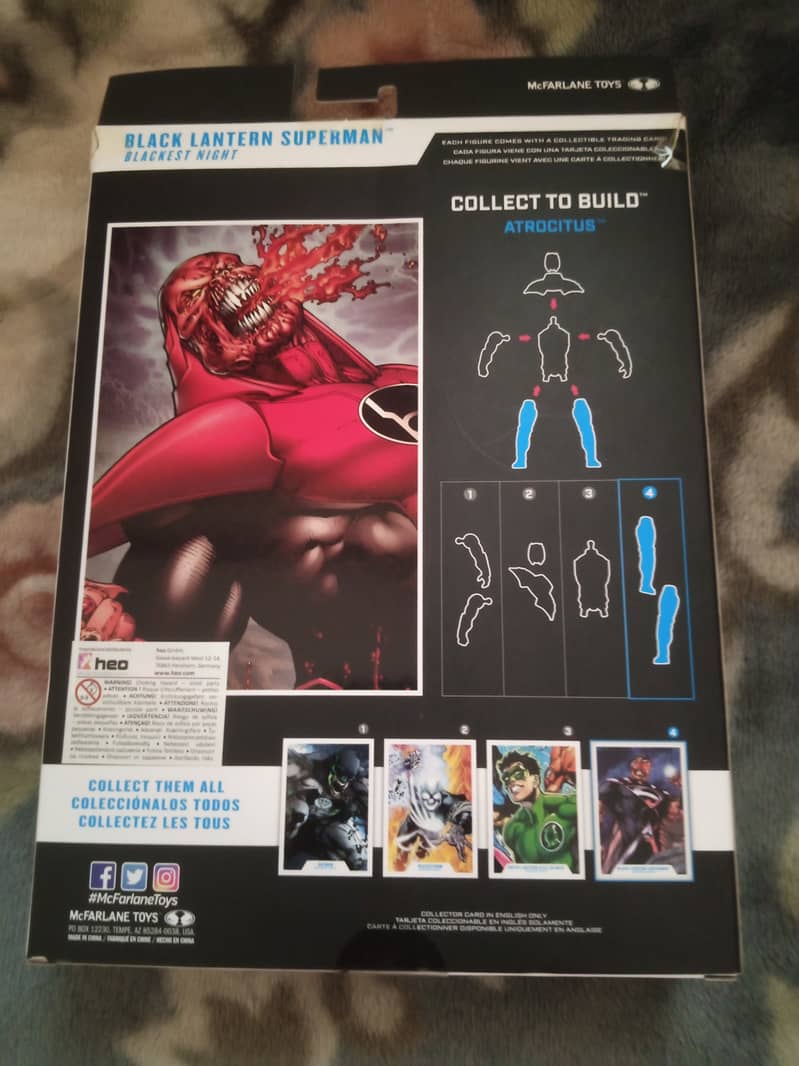 McFarlane Toys DC Multiverse Blackest Night Black Lantern Superman 2