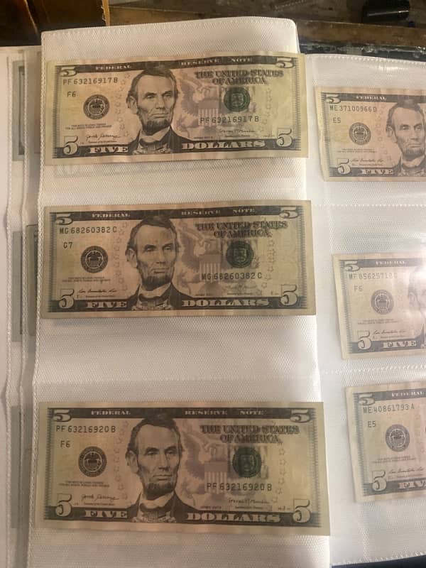 dollar American usds new series and rare series 5