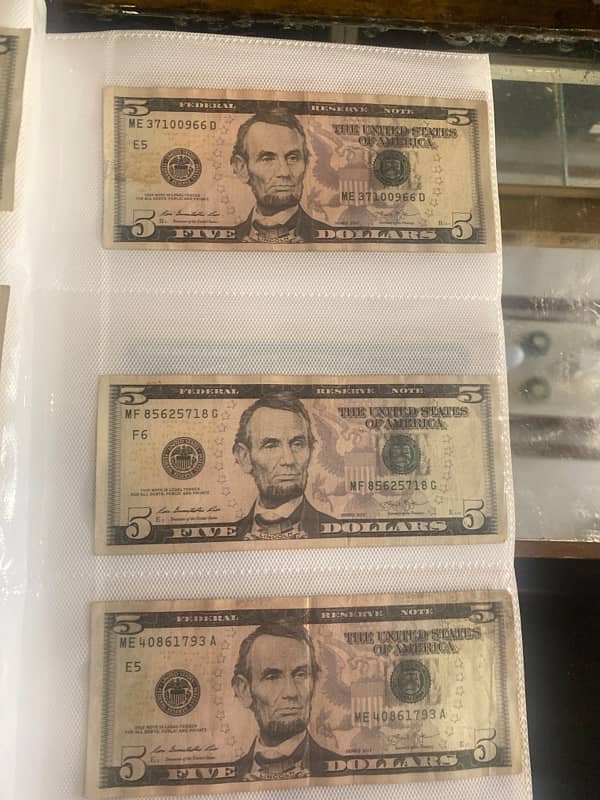 dollar American usds new series and rare series 6