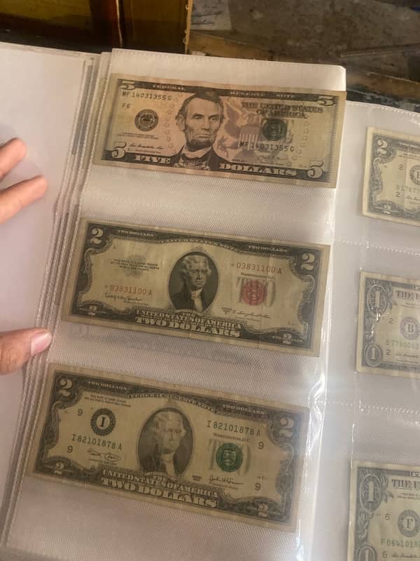 dollar American usds new series and rare series 7