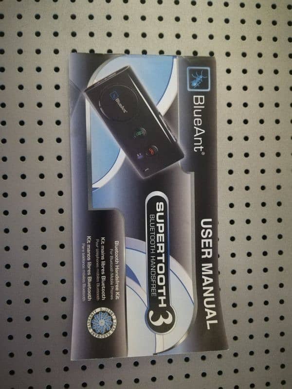 BlueAnt SuperTooth 3 Car BlueTooth HandsFree and SpeakerPhone Device 9