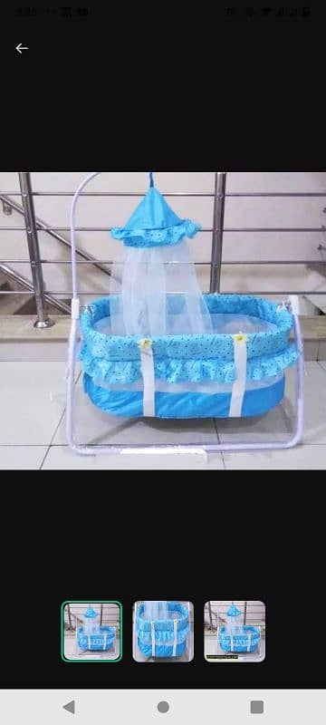 Net - Baby Swing Cot Cradle Dual Stands 0