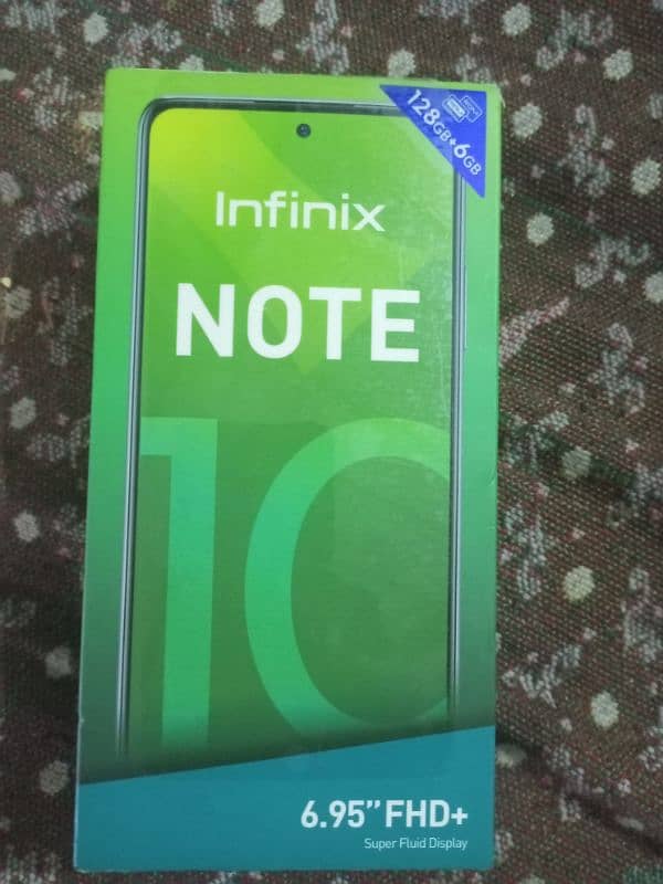 Infinix not 10 completely bux 6+128 5