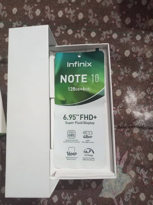 Infinix not 10 completely bux 6+128 7