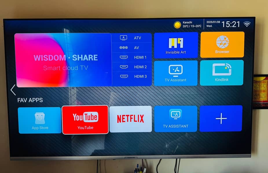 Android TV Samsung 65” inches Brand New Condition 10/10 0