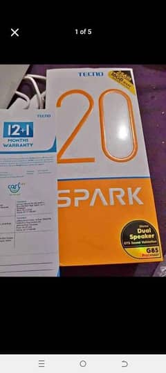 Tecno spark 20