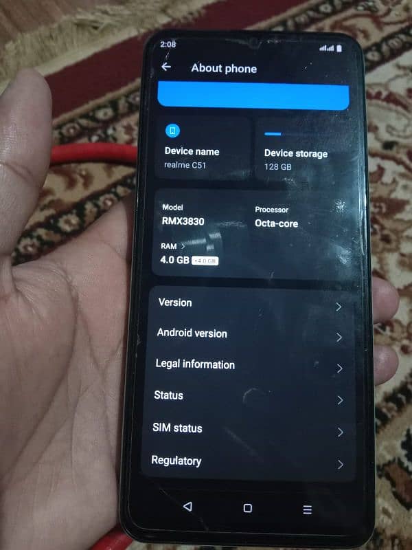 realme c51  10 by 10  condition with box 2