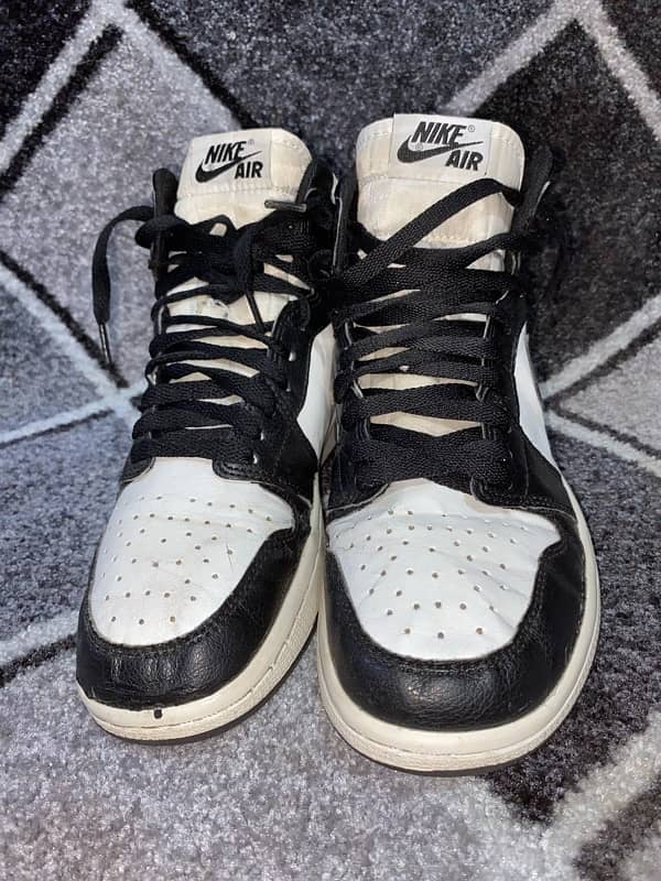 Air Jordan 1 retro high of (black white) 6