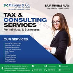 INCOME TAX FILING, FILER, NTN, SALES TAX, LAWYER, SECP, FBR, SRB, GST