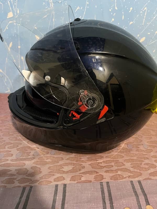 AGV black helmat 4