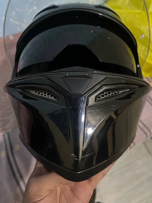 AGV black helmat 8