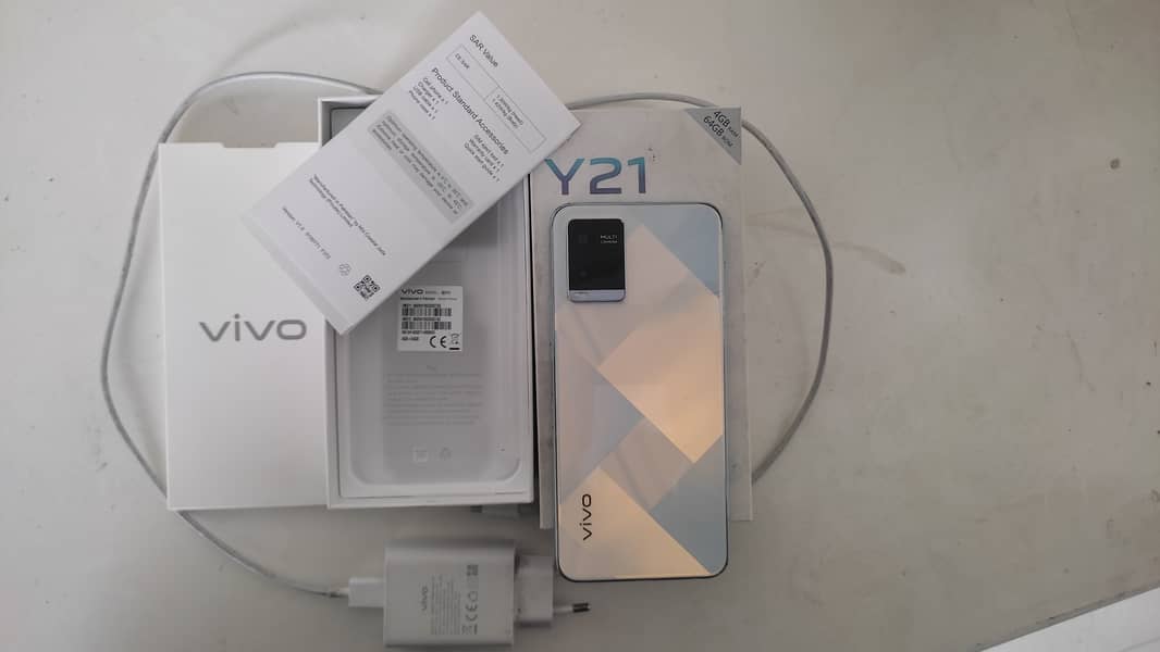 Vivo Y21 packed warranty 5