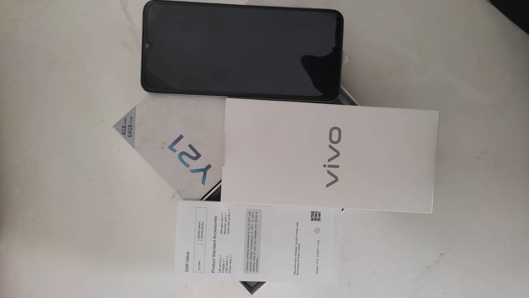 Vivo Y21 packed warranty 6