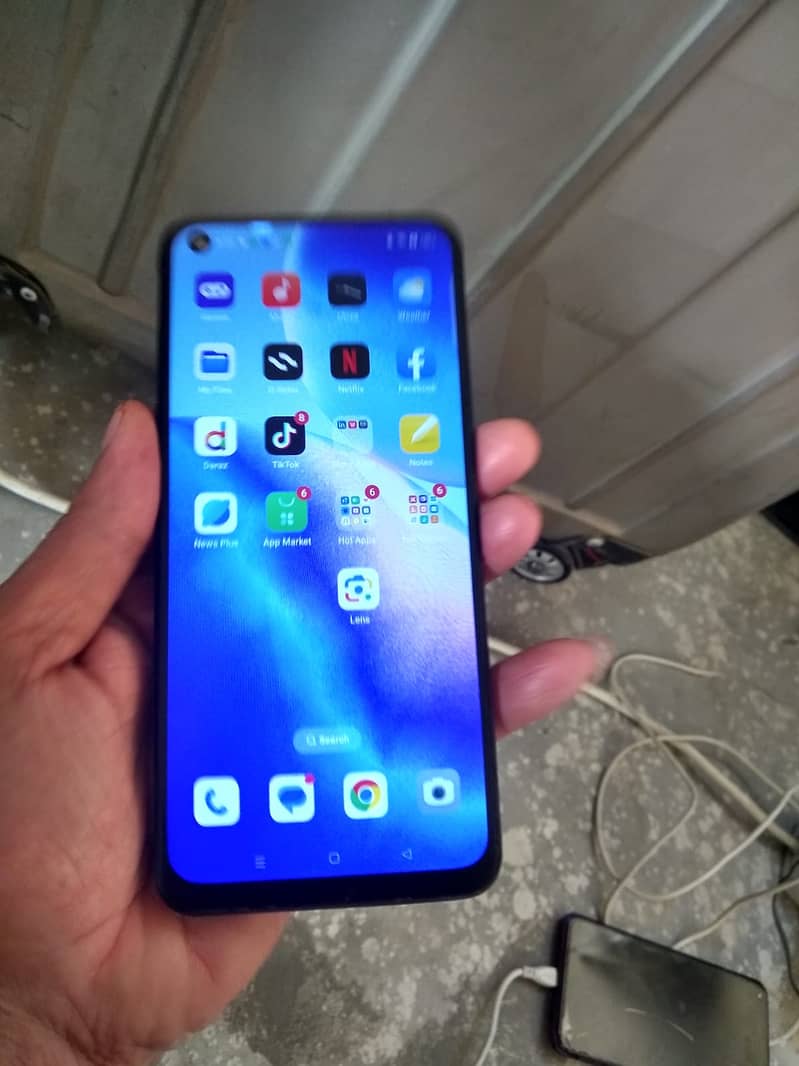 oppo reno5 with origel box ( read add ) exchange possible 3