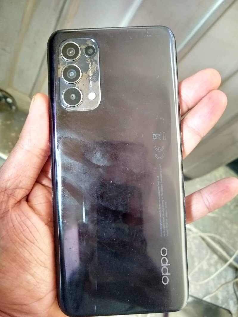 oppo reno5 with origel box ( read add ) exchange possible 12