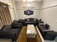 7 seater brand new sofa set available with cushions