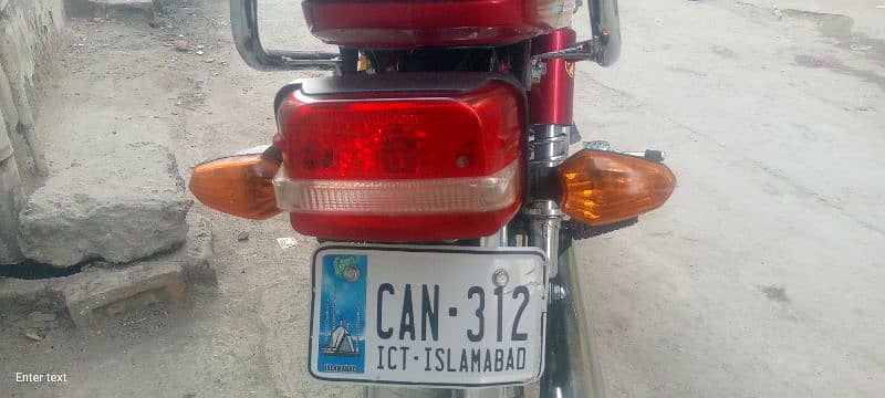 motorcycle Union Star model 2022 Rhrs 5700 first owner Islamabad nmbr 3