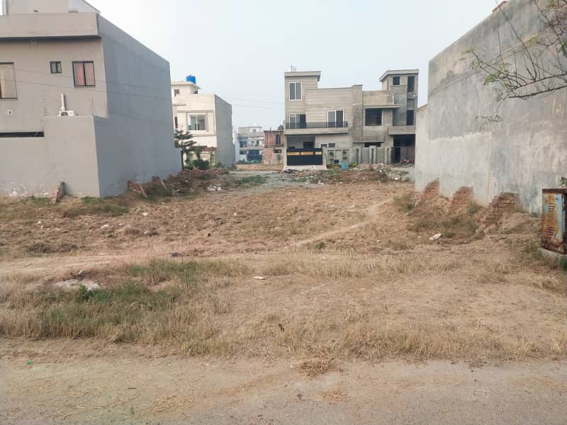 7 Marla Corner Plot For Sale In G-Block Khayaban-e-Amin Society Lhr. 1