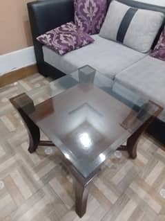 centre table with 2 side tables