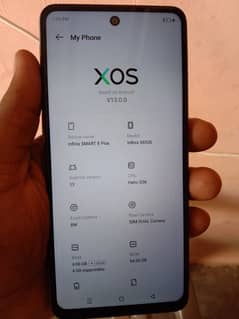 Infinix smart 8 puls 4/64 10by10 bahr moluk ke siet hen pta block hen