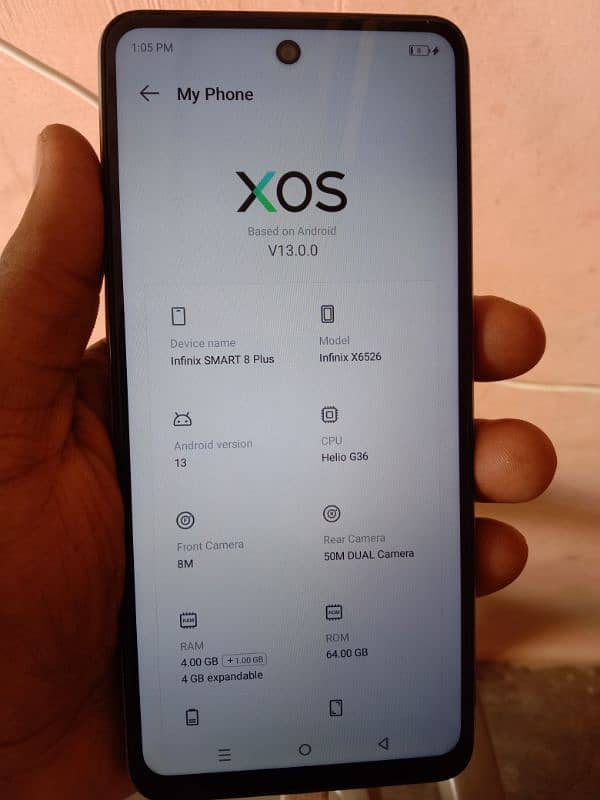 Infinix smart 8 puls 4/64 10by10 bahr moluk ke siet hen pta block hen 0