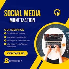 Social Media Monitization Service