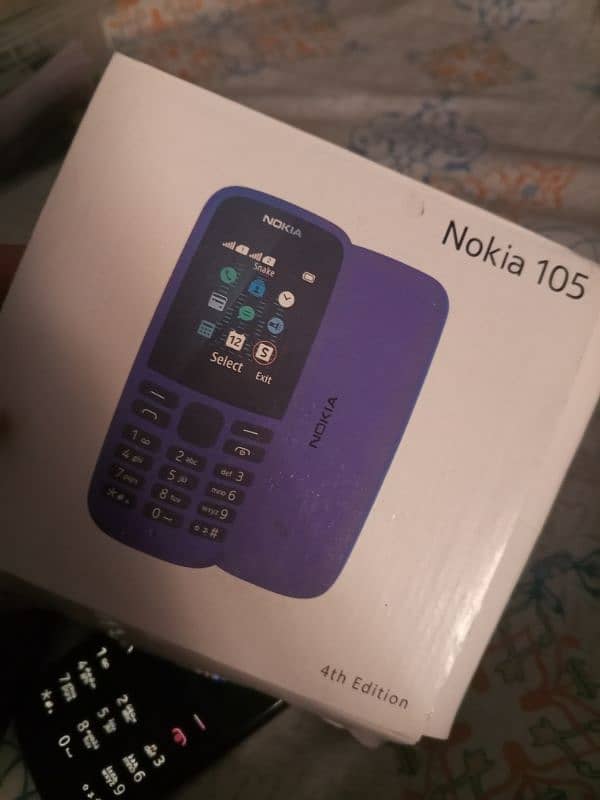 nokia 105 with box charger 2