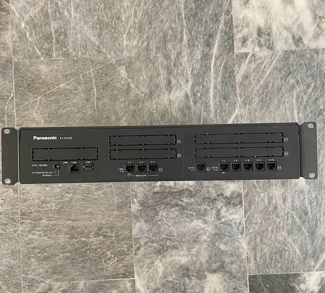 Panasonic KX-NS500BX Exchange, KX-DT543 Console and VOIP Card for Sale 0