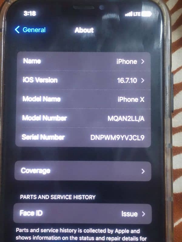 iPhoneX 256 GB PTA Aproved 4