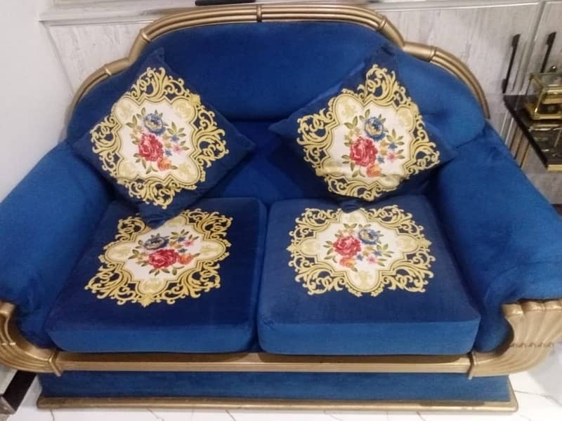 royal blue sofa set 2