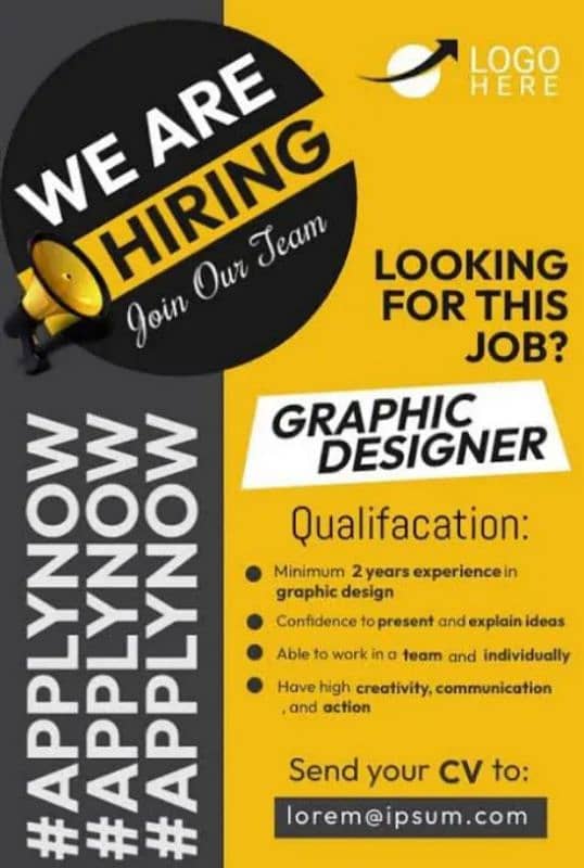 Hiring A Male / Female Both For Graphics Designer + Digital Marketing 0