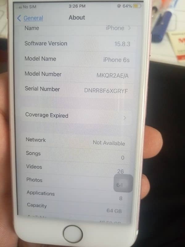 iphone 6s 64gb pta approved 1