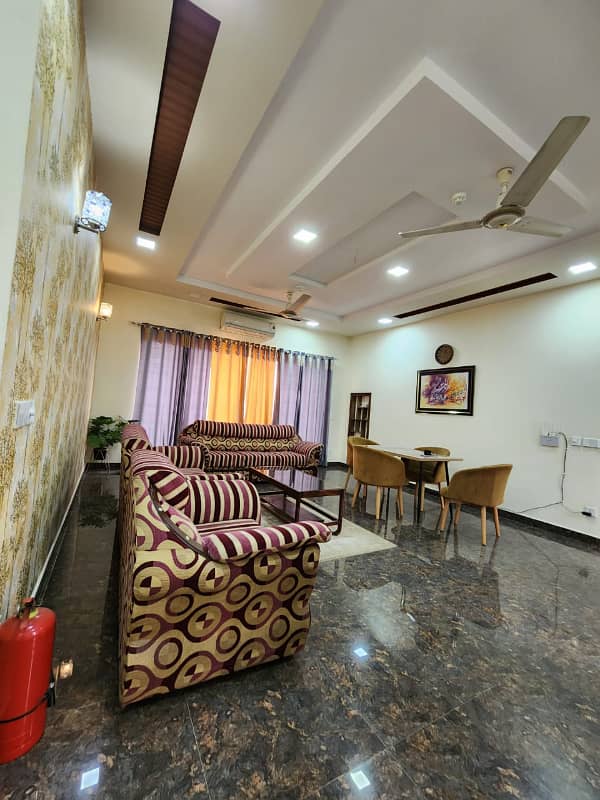 1 Kanal Beautifully Designed Modern House Upper Portion Full Furnished for Rent in DHA Phase 8 Ex Air Avenue 4