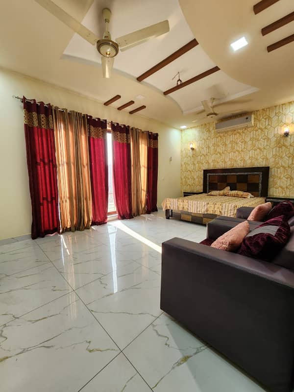 1 Kanal Beautifully Designed Modern House Upper Portion Full Furnished for Rent in DHA Phase 8 Ex Air Avenue 8