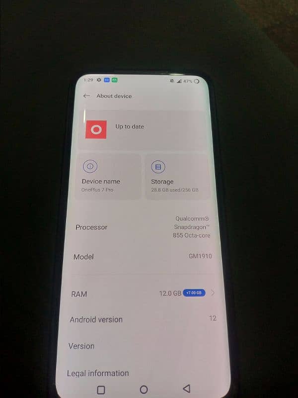 Oneplus7pro Special addition 12/256 2
