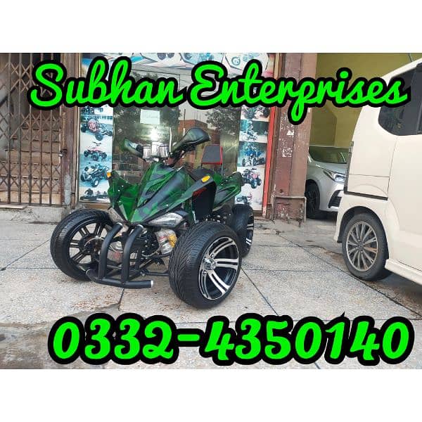 250cc Sports Raptor Atv Quad 4 Wheels Bikes Delivery In All Pakistan 0