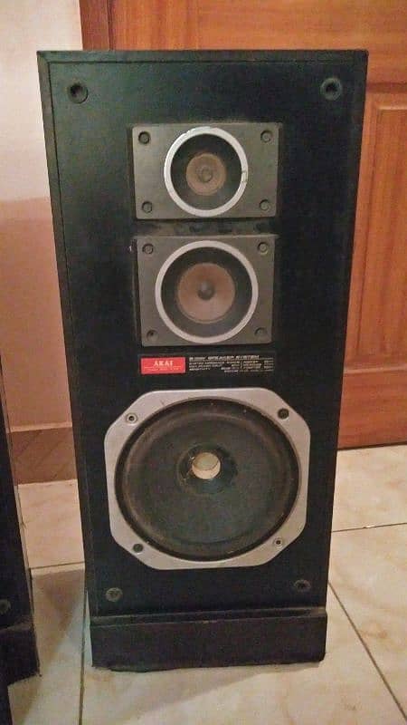 Viintage old Akai company speaker made in japan 3