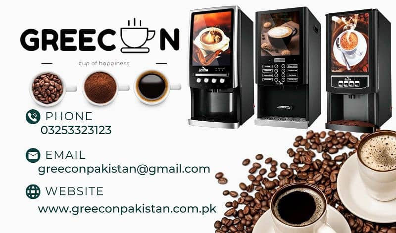 Coffee & Tea fully automatic vending machines for Commercial use 5