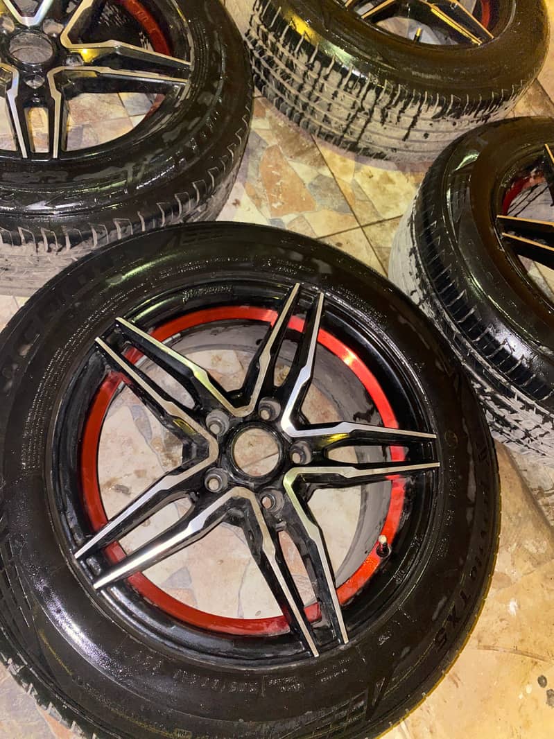 16 inch alloy rims for sale 114 pcd 5 nuts 3