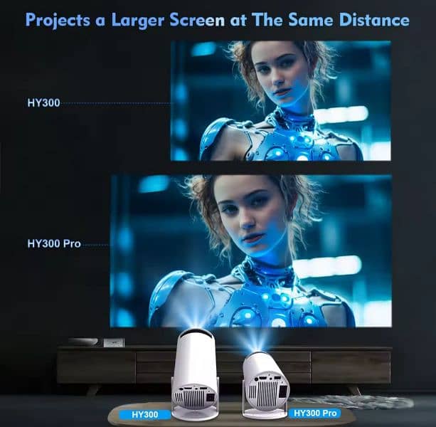 Hy300 Pro Full Hd 4K Android 11 multimediaDual Wifi6 1080P Home Cinema 4