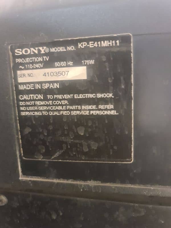 Projection TV Projector Sony  old three beem wala before 1990 0
