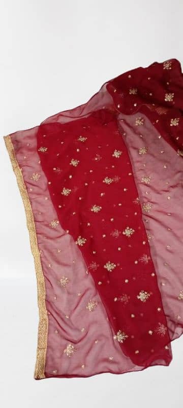 Brand New Maroon Gharara 3-Piece Set (Medium Size) 2