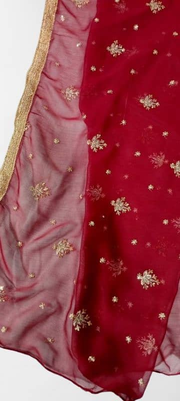 Brand New Maroon Gharara 3-Piece Set (Medium Size) 3